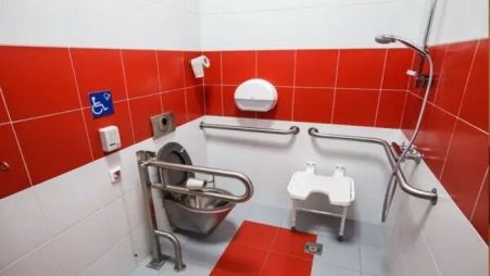 Image 40 Поручні для інклюзивних санвузлів із нержавіючої сталі покриті пластиком АBS.